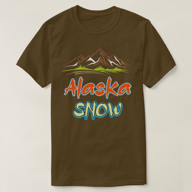 Camiseta Alaska Snow TShirt (Diseño del anverso)
