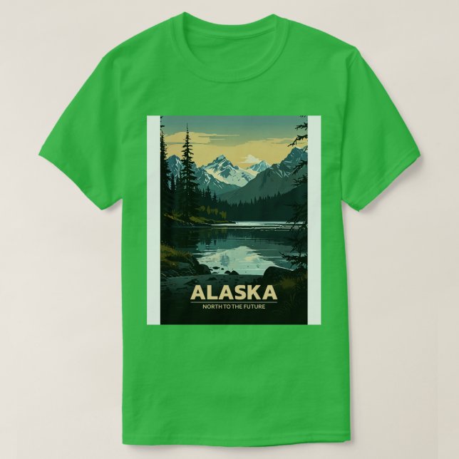 Camiseta Alaska State Travel TShirt (Diseño del anverso)