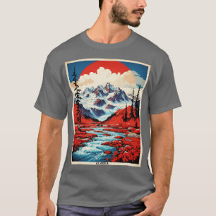 Camiseta Alaska Vintage de Turismo Estados Unidos de Améric