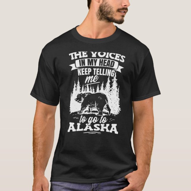 Camiseta Alaska Wilderness Alaska Vacaciones (Anverso)