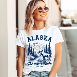 Camiseta Alaska Wilderness Moose Art