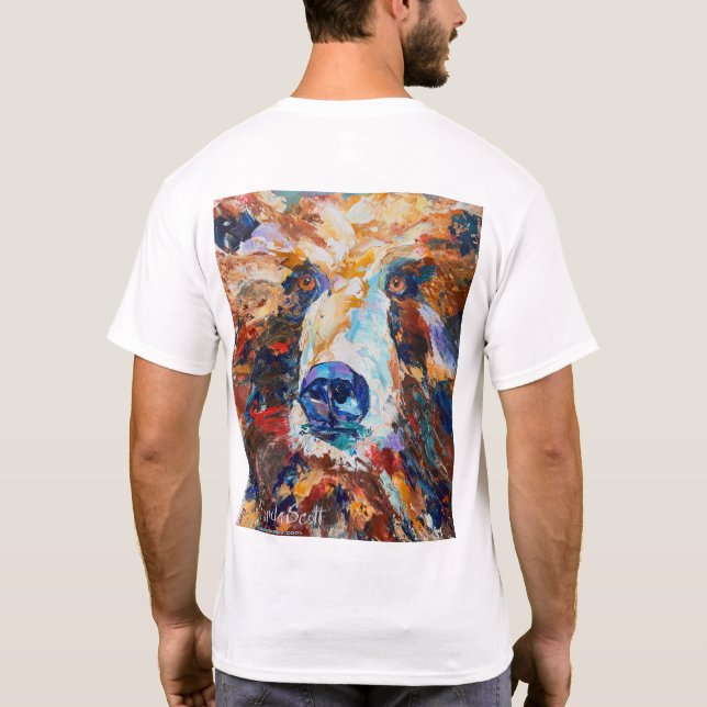 Camiseta Alaskan Bear "In the Bear's Gaze" Men's T-Shirt (Reverso)