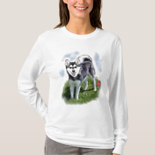 Camiseta Alaskan Klee Kai Art