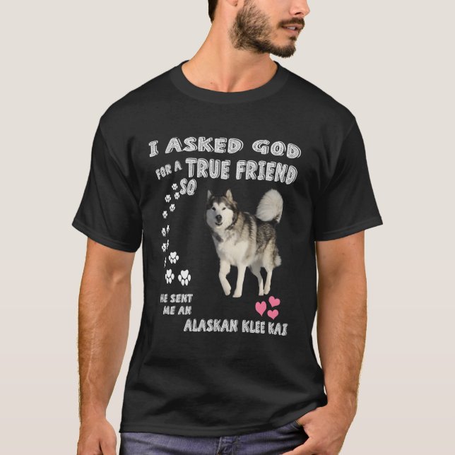 Camiseta Alaskan Klee Kai obsequia a Klee Kai a los cachorr (Anverso)