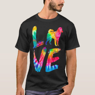 Camiseta Alaskan Klee Kai Tie Dye Love Dog Mom