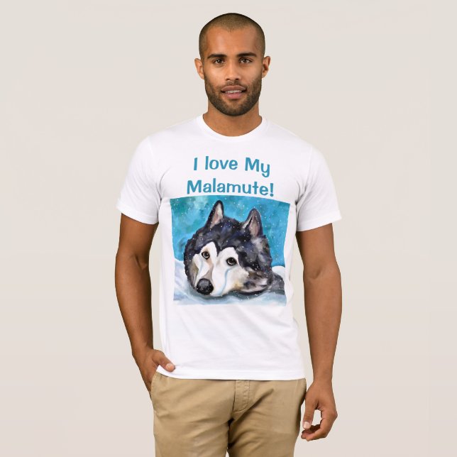 Camiseta ALASKAN MALAMUTE (Anverso completo)
