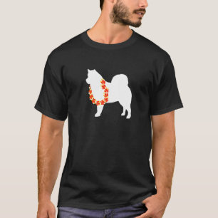 Camiseta Alaskan Malamute Aloha Perro Lei Hawaiano