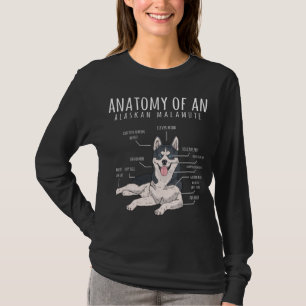 Camiseta Alaskan Malamute graciosa dueña de perros