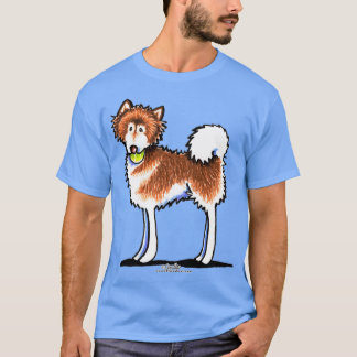Camiseta Alaskan Malamute Playful Redhead