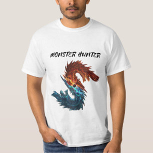 Camiseta "Alatreon: Monstruo elemental en cazador de monstr
