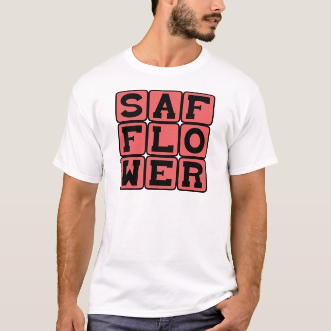 Camiseta Alazor, Flor Anual Herbácea (Anverso)