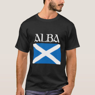 Camiseta Alba Bandera Escocia Leine Gráfico Gaélico escocés