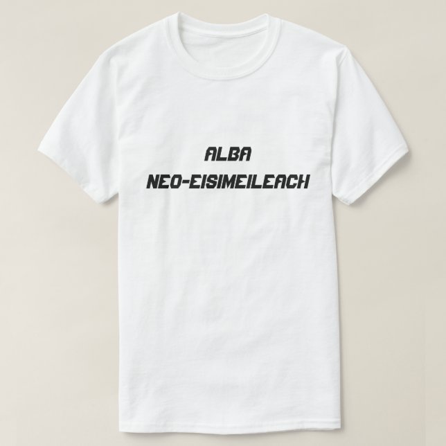 Camiseta Alba neo-eisimeileach, Escocia independiente (Diseño del anverso)