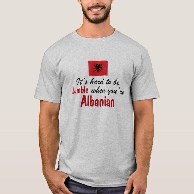 Camiseta Albanés humilde (Anverso)