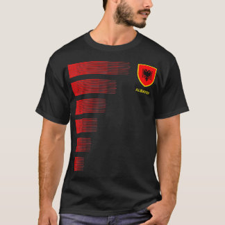 Camiseta Albania Bandera Emblem Ancestro del Orgullo Albané