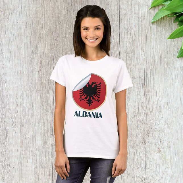 Camiseta Albania Emblema de águila de doble cabeza (Subido por el creador)