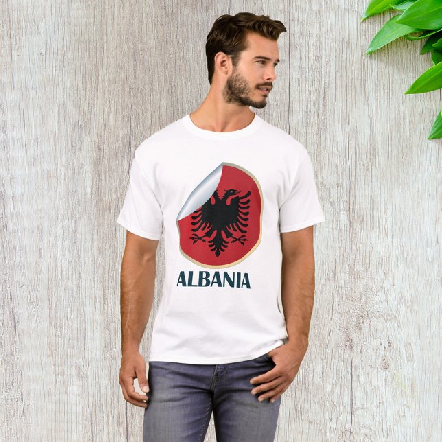 Camiseta Albania Emblema de águila de doble cabeza (Subido por el creador)