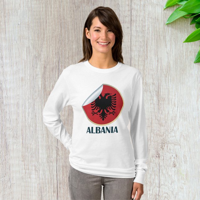 Camiseta Albania Emblema de águila de doble cabeza (Subido por el creador)