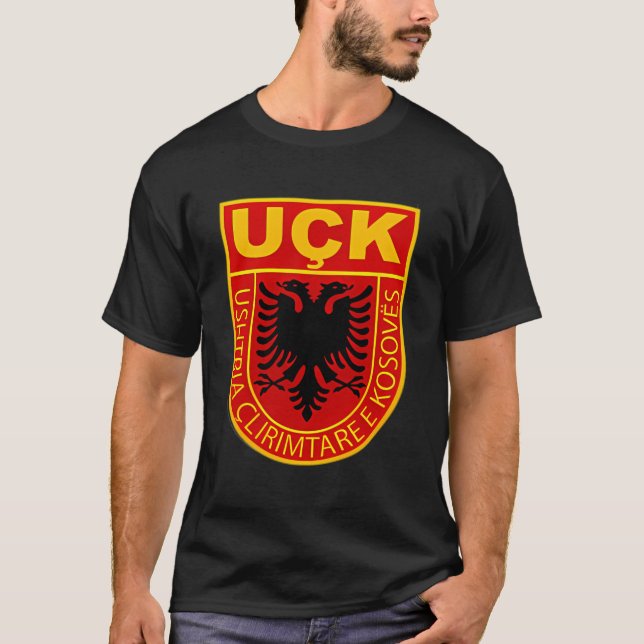 Camiseta Albania Patriota de Bandera de Kosovo (Anverso)