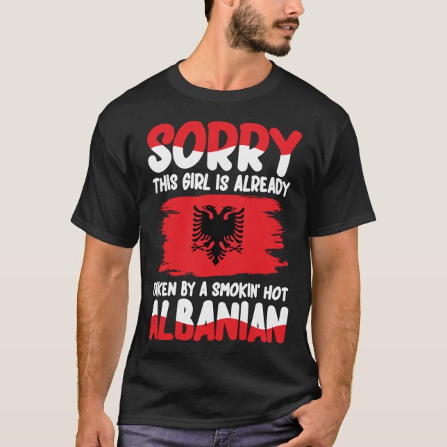 Camiseta Albania: Raíces, vestimenta de patrimonio albanés  (Anverso)