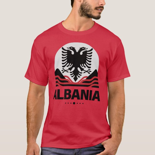 Camiseta Albania Unión Europea (Anverso)