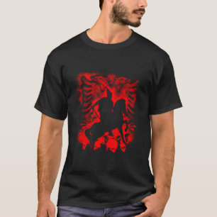 Camiseta Albania Y Bandera De Kosovo Para El Orgulloso Alba