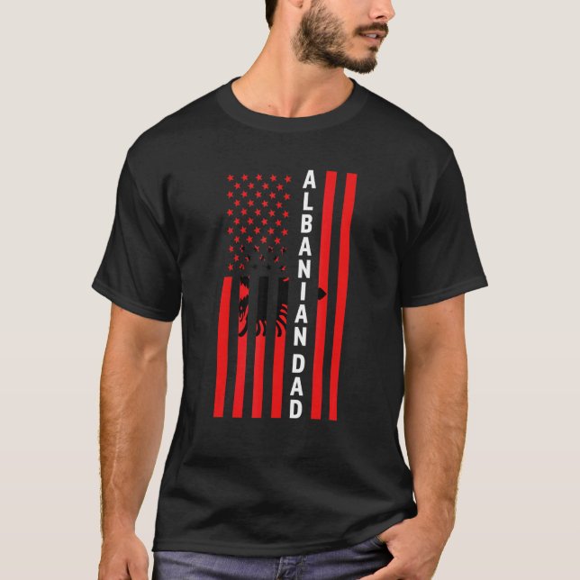 Camiseta Albanian Dad Albania Albanian Dad (Anverso)