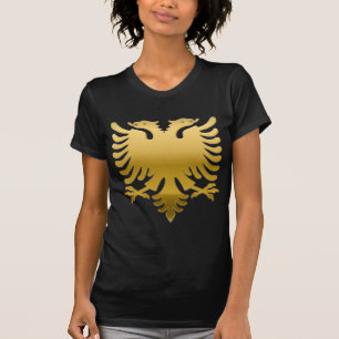 Camiseta Albanian oro Eagle 3D