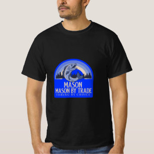CAMISETA ALBAÑIL DE OFICIO PESCA POR ELECCIÓN