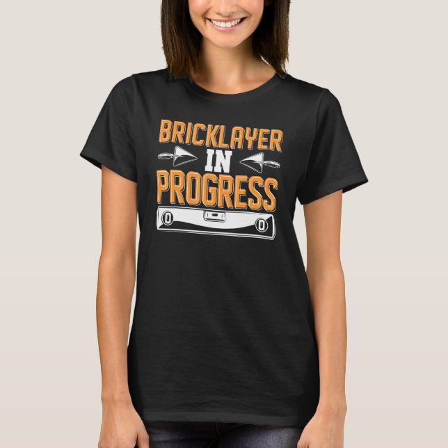 Camiseta Albañil En Progreso Albañil (Anverso)