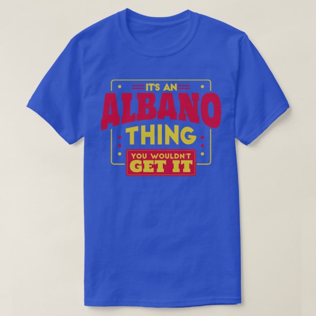 Camiseta Albano (Diseño del anverso)