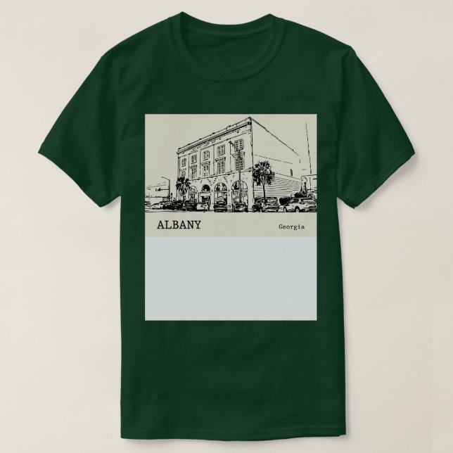 Camiseta Albany Georgia TShirt 2 (Diseño del anverso)