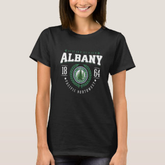 Camiseta Albany Oregon State Pine Tree OR Souvenir Retro  