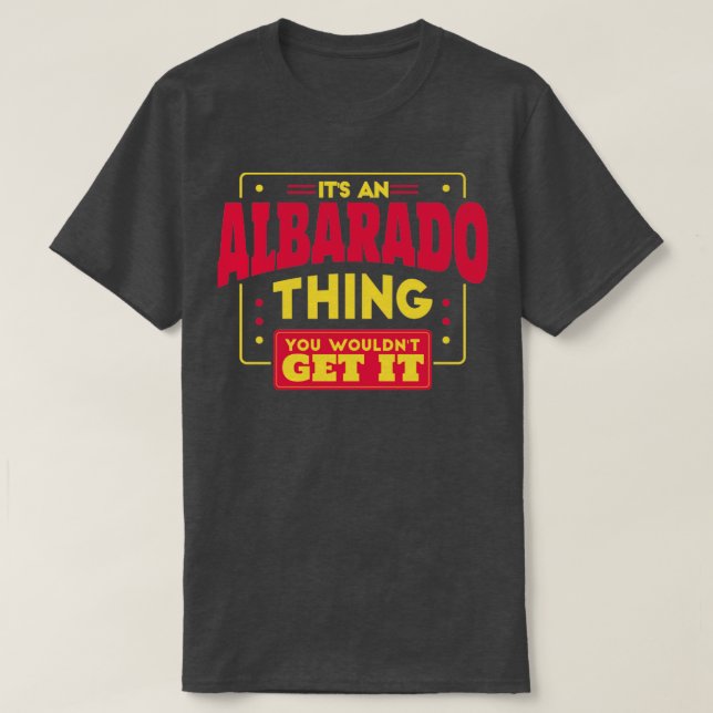 Camiseta Albarado (Diseño del anverso)