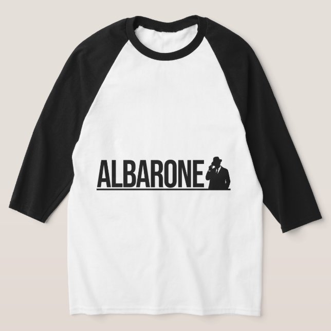 Camiseta Albarone Gangster Silhouette Graphic - black  Hood (Distribución)