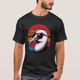 Camiseta Albatross Bird Gafas de sol Estilo Retro Sunset Vi