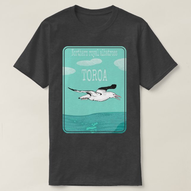 Camiseta Albatross Dunedin Nueva Zelanda (Diseño del anverso)