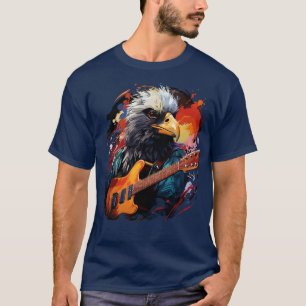 Camiseta Albatross tocando la guitarra