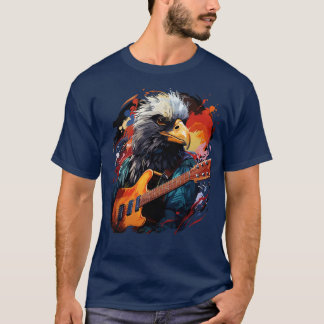 Camiseta Albatross tocando la guitarra