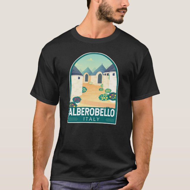 Camiseta Alberobello Italia Viaje Arte Vintage (Anverso)