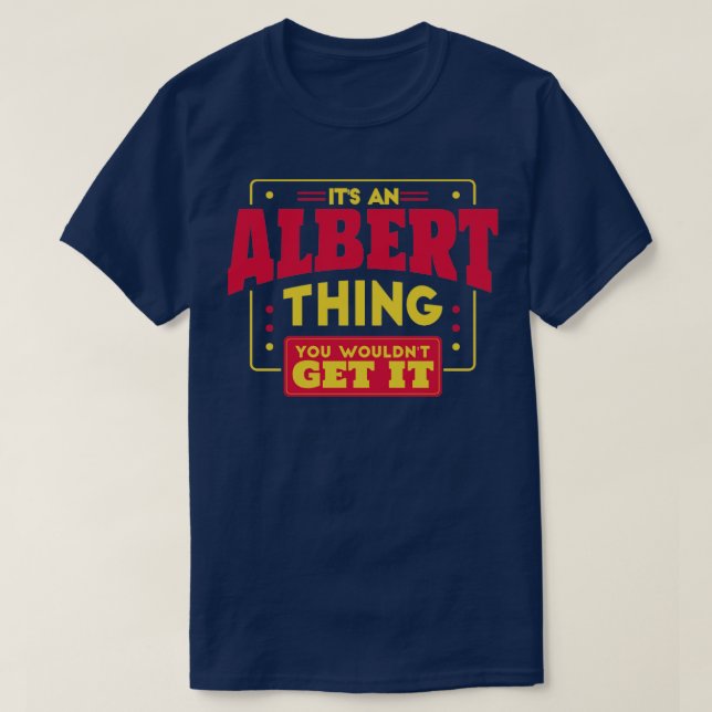 Camiseta Albert (Diseño del anverso)