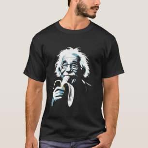 Camiseta Albert Eating Banana - Gracioso Arte Gráfico Clási