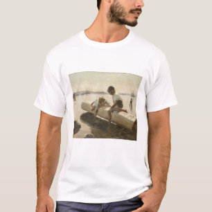 Camiseta Albert Edelfelt - Dos chicos en un registro