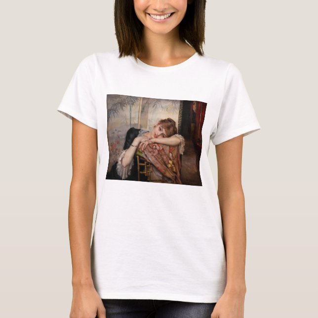 Camiseta Albert Edelfelt - La Parisienne / Virginie (Anverso)