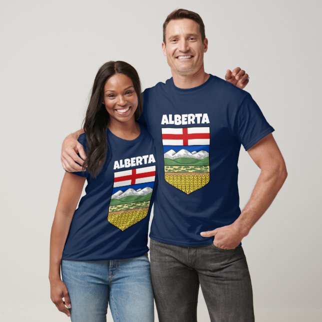 Camiseta Alberta Strong - Escudo provincial (Unisexo)