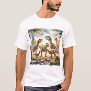 Camiseta Albertosaurus Family 060624AREF112 - Watercolor