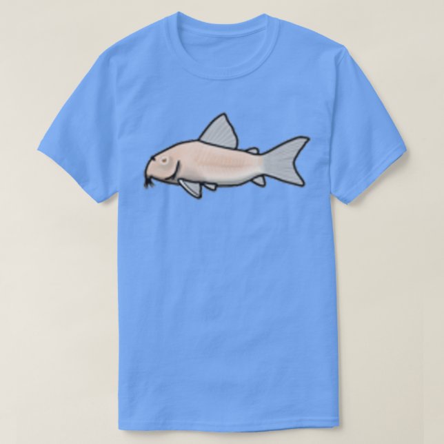Camiseta Albino corydoras mejor pescador regalo acuario gif (Diseño del anverso)