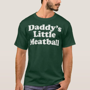 Camiseta Albóndiga Pequeña de Papá Comida Italiana para Niñ