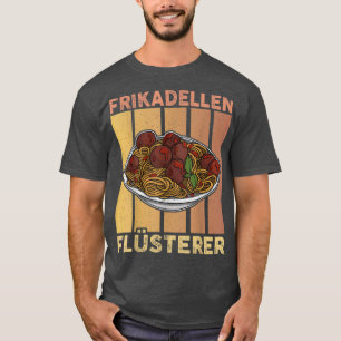 Camiseta albóndigas espagueti cocina italia carniceros chef