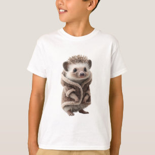 Camiseta Albornoz Acogedor Erizo Niños